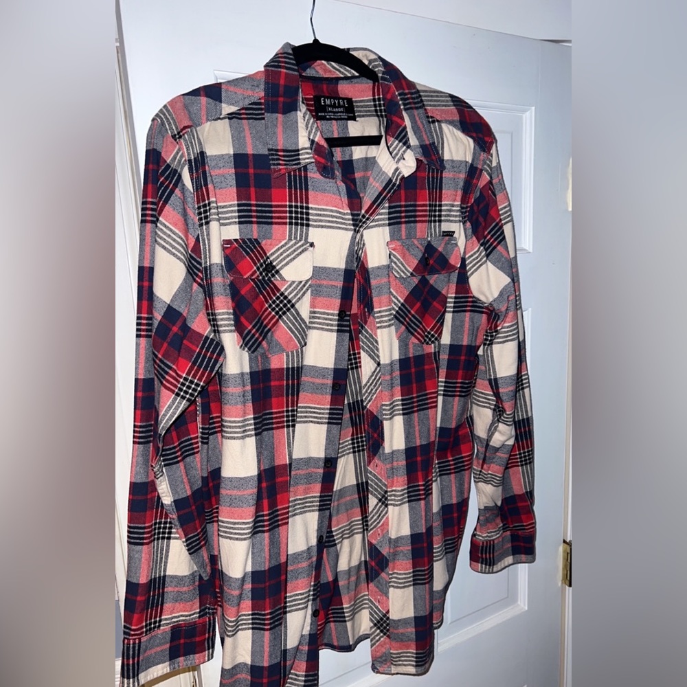EMPYRE plaid dress shirt